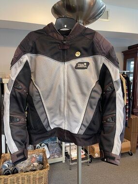 TourMaster Intake Jacket Size 14-16 XL Motorcycle Rider Jacket, Padded, Phoslit